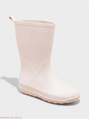 Kids Light Pink Waterproof Rain Boot
